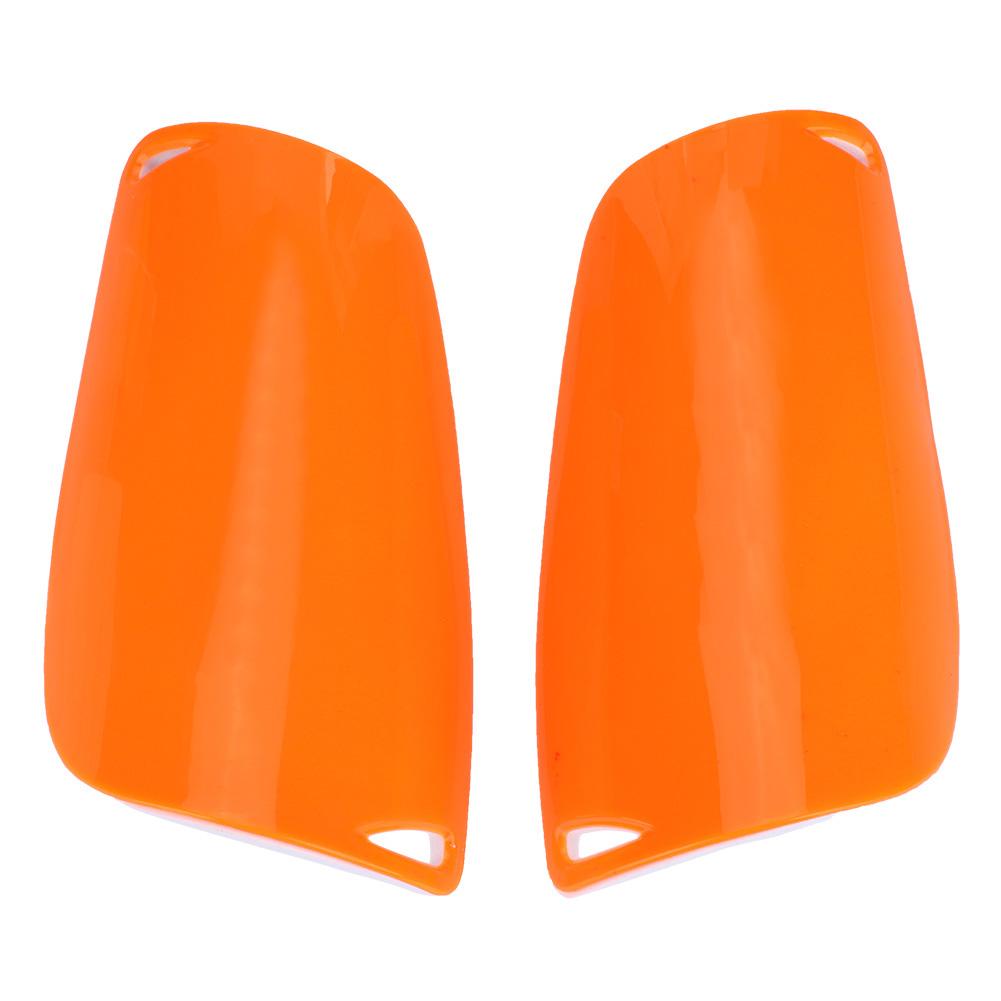 1 Pair Adult Child Football Sports Shinguards Soccer Ball Shin Guards Legs Protector Orange S
