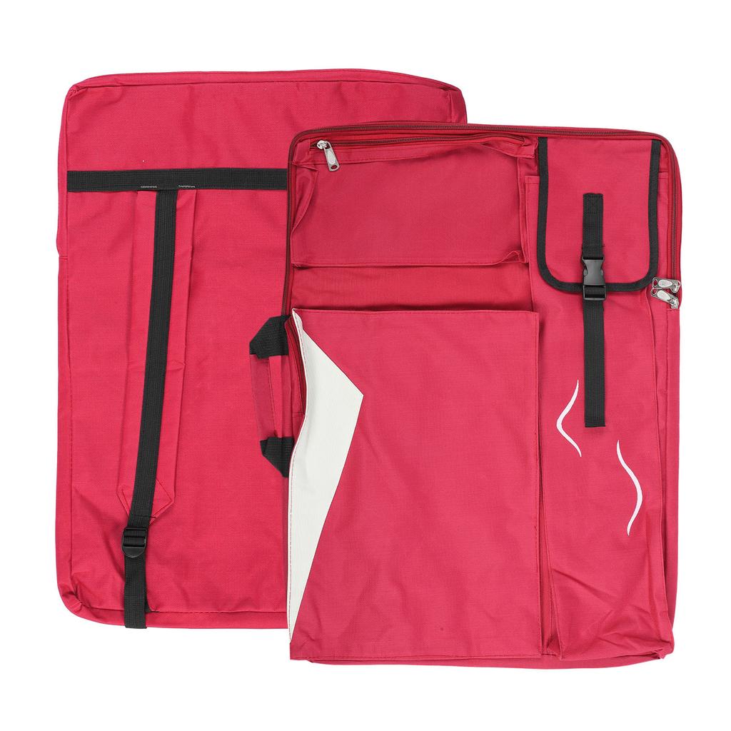 Painting Backpack Sketch Drawing Board 4k Multifunctional Art Waterproof Canvas BagRed