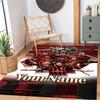 Ac Milan Personalized Name Floor Mat Perfect for Outdoor Decorate room Entryway Living Rooms Antislip Carpet Anime Office Decor