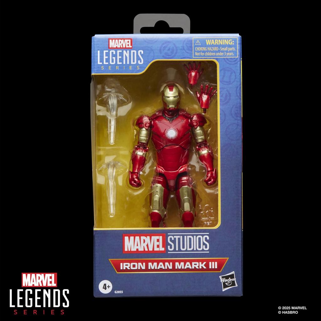 Hasbro Marvel Legends Series Iron Man Mark III Movie Iron Man Collectible Action Figure G2055 Authentic 6-Inch