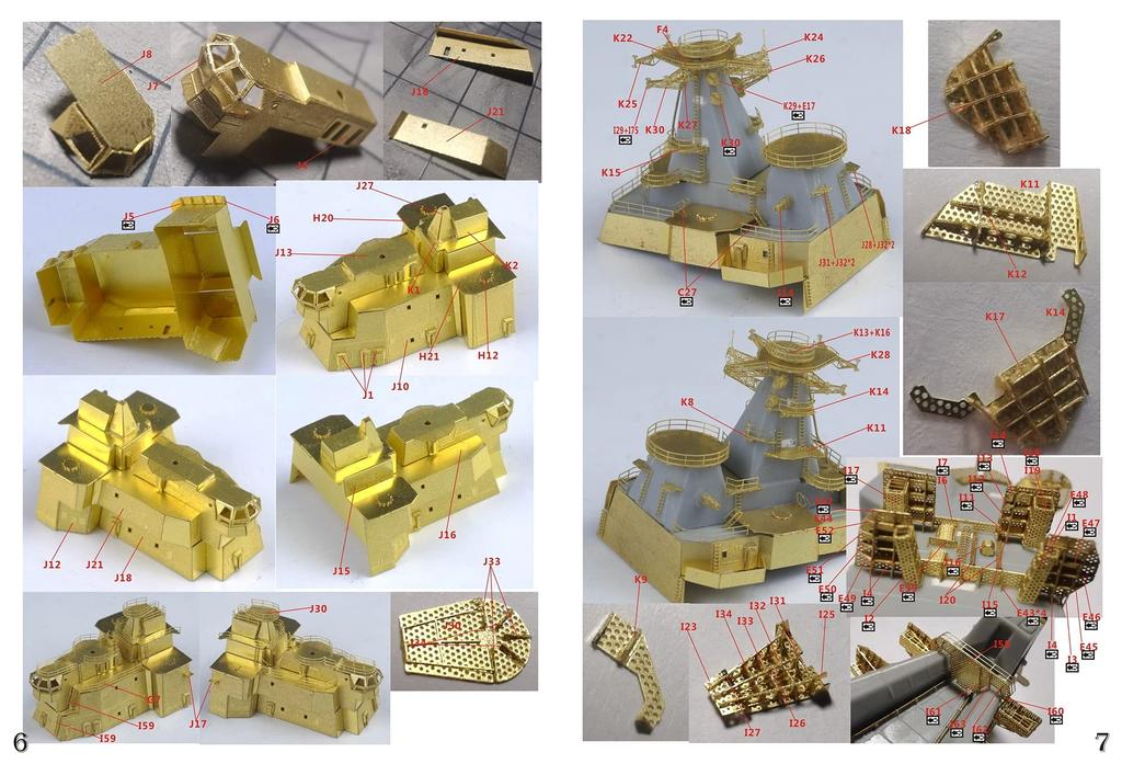 Pětihvězdičkový model ruského námořnictva třídy Kirov těžký jaderný raketový křižník Pyotr Veliky 2017 Kompletní sada upgradů Plastikové díly pro trubku FSM700160