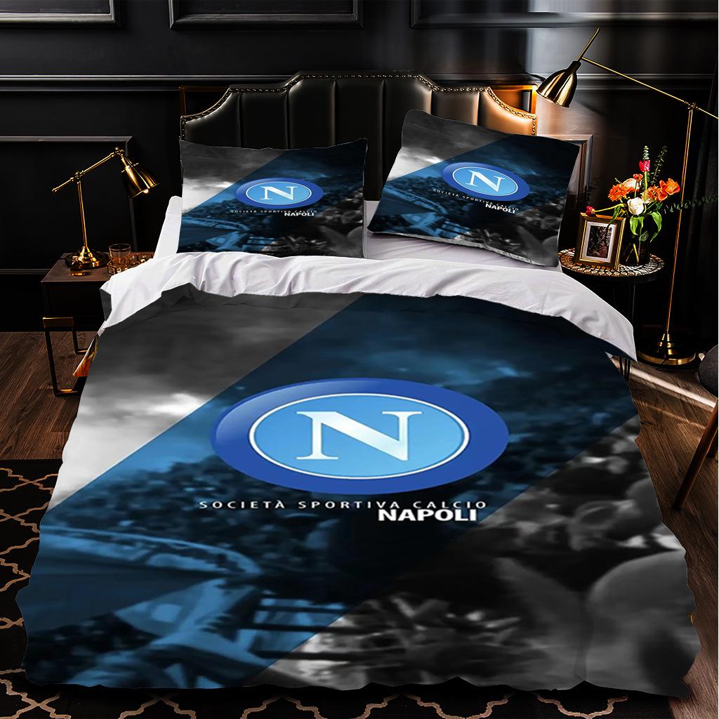 Football Team World Cup Bedding Three-piece Set - 3d Digital Print Home Textiles
