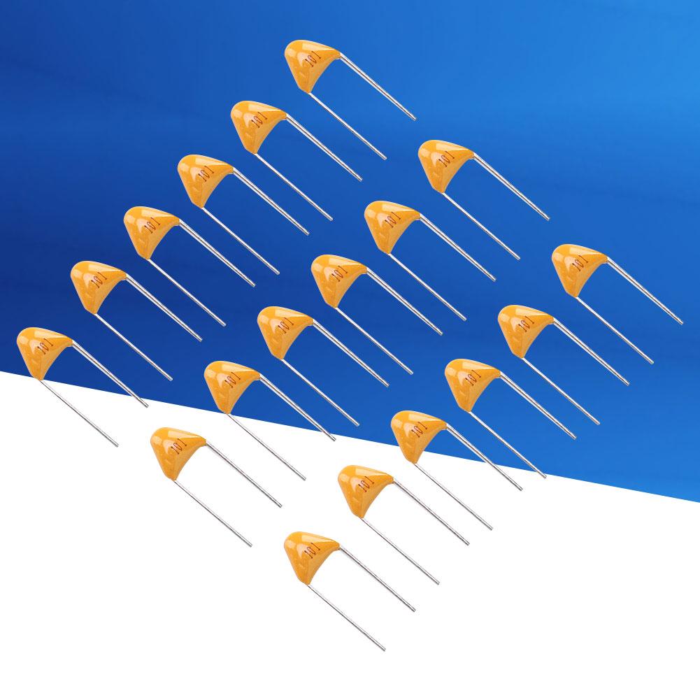 1000Pcs Monolithic Capacitor InLine Ceramic 100PF 5.08mm Lead Pitch DC50V 10% Deviation