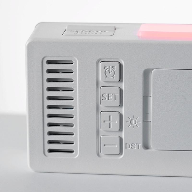 Digital Alarm Clock for Bedroom Desk Clock for Living Room Bedroom with Large Number,Dimmer,Loud Alarm Day of Week