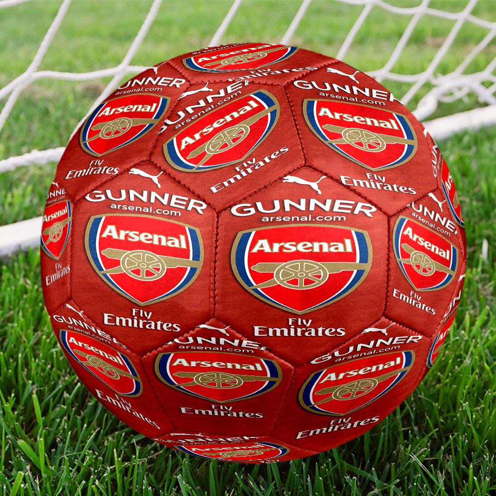 Arsenal Gunner Emirates Misura 5 Pallone da Calcio PVC Pallone da Calcio Partite Sportive Allenamento Giochi all'Aperto Spiaggia Palloni Elastici 07a111