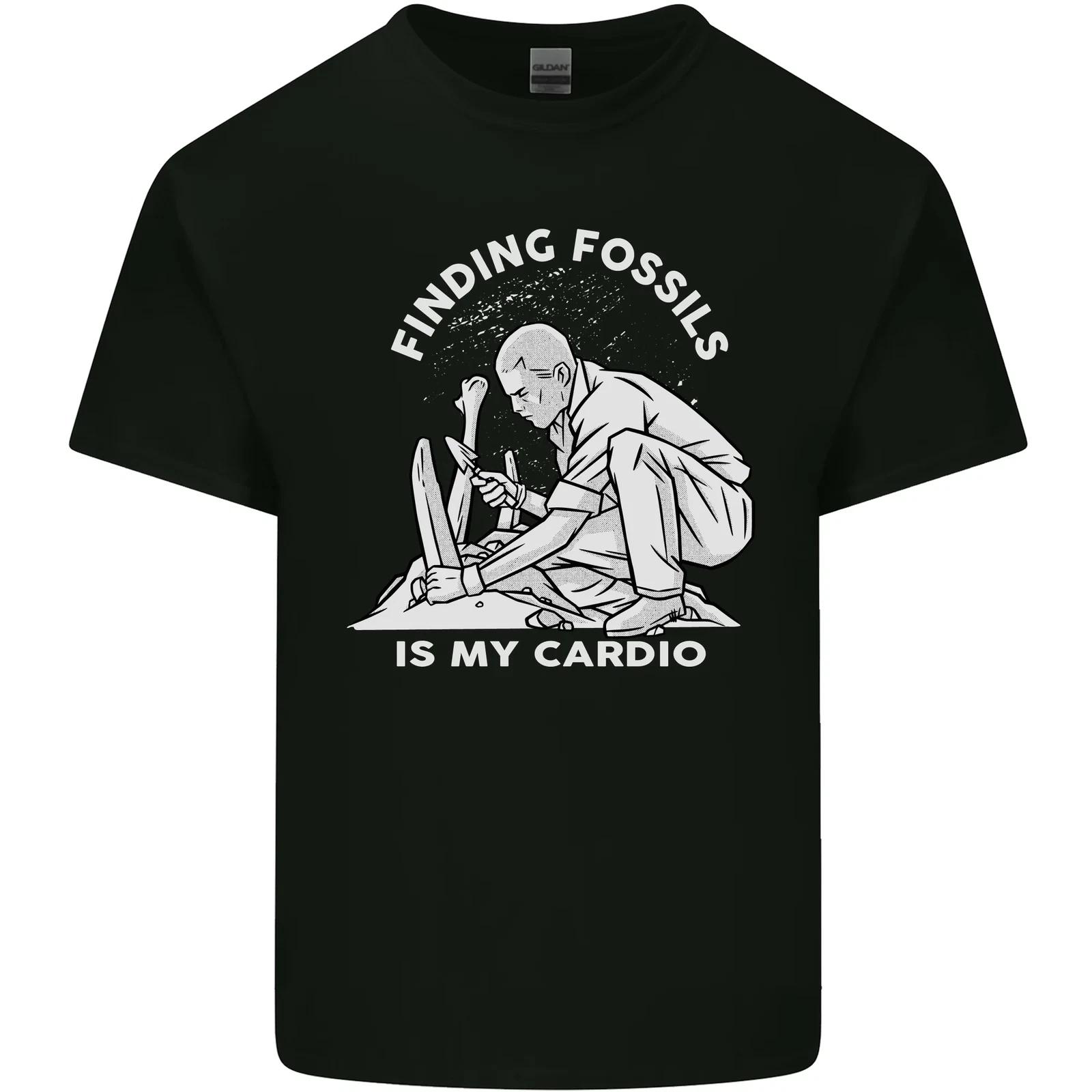 Palaeontology Finding Fossils is My Cardio Kids T-Shirt Childrens S