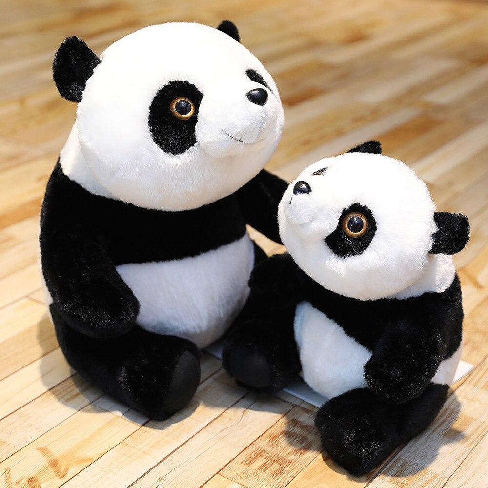 Cute Baby Panda Plush Toys Stuffed Animal Doll Cartoon Soft Pillow Cushion Kawaii Dolls Girls Lover Birthday Gifts