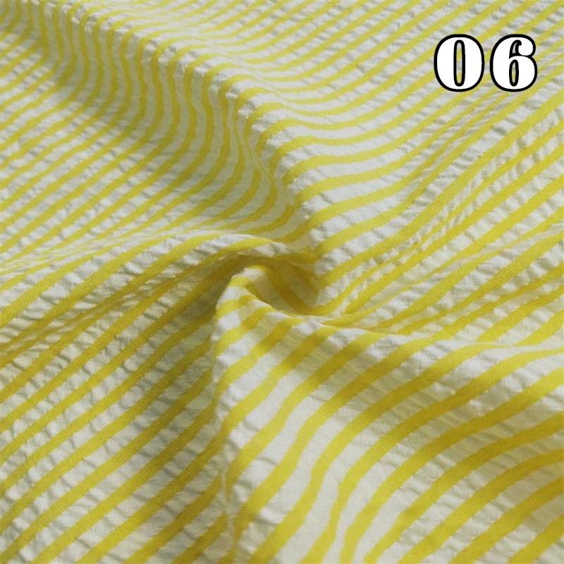 Tenká seersucker kostkovaná látka Ruční práce Měkká látka na šaty Koš Kalhoty Ubrus Šití DIY Bavlněný polyesterový materiál