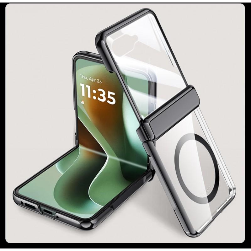 Magnetic Snap-On Case Motorola Razr 60 Ultra 70 Pro With Chain Strap Shockproof Cover