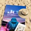 Rapper J-Jul Asciugamano Popolare Sportivo Asciugatura Rapida Attrezzatura da Viaggio Campeggio Resistente alla Sabbia Morbido Leggero Grande Asciugamano da Spiaggia