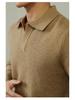Men's Heavyweight Wool Seagull Collar Sweater - Thick Warm Business Pullover for Autumn/Winter.
