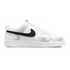 Nike Court Vision 1 White Ink Song Slip Resistant Abrasion Resistant Low Top Skateboard Shoes Men's Black White DH2987-101(Team1629-)