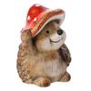 Country Living Hedgehog With Toadstool Hat Ornament