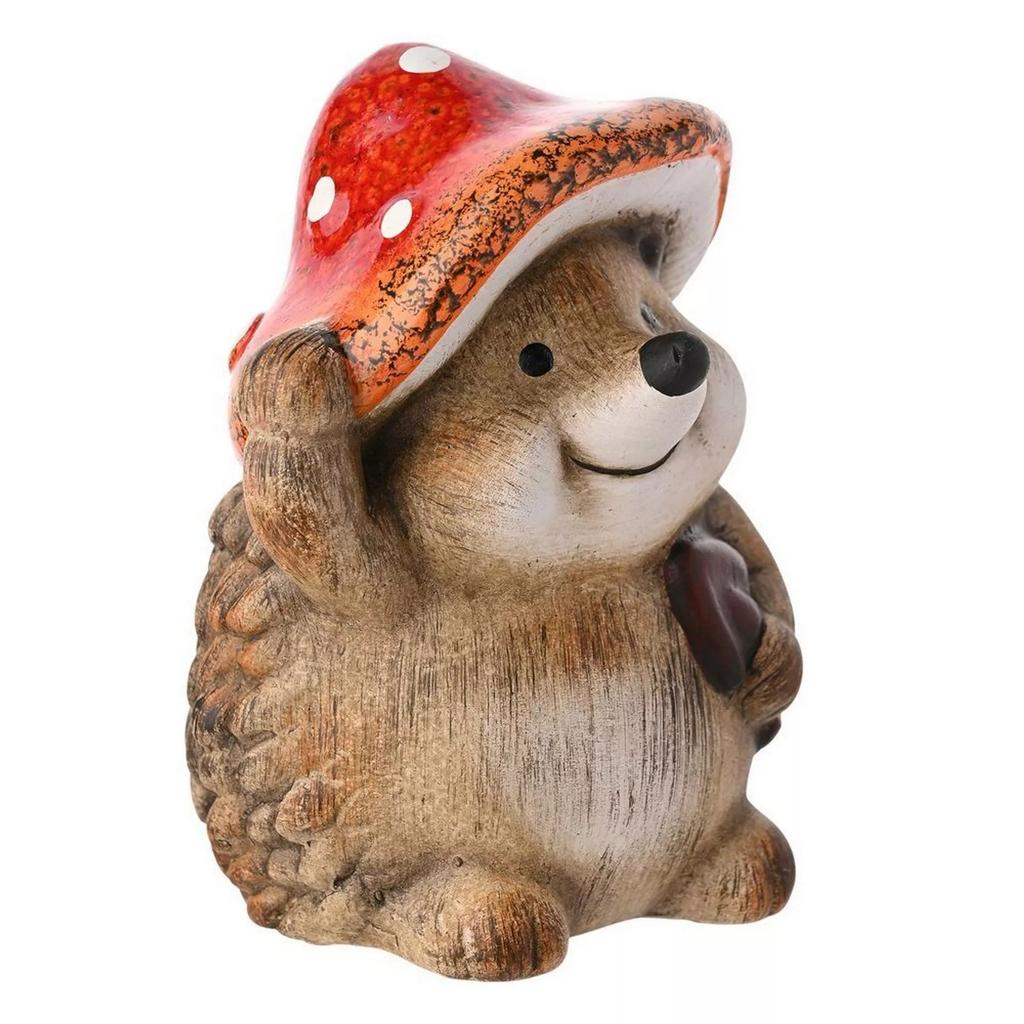 Country Living Hedgehog With Toadstool Hat Ornament