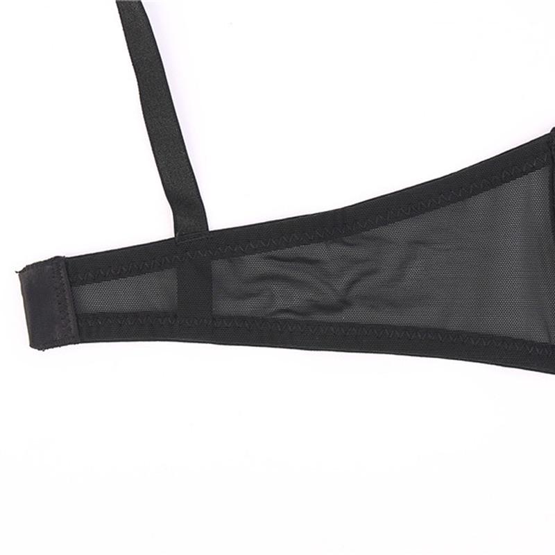 Varsbaby Sheer Ultra-Thin Push-Up Mesh Bra - Sexy, Breathable Lingerie for Women