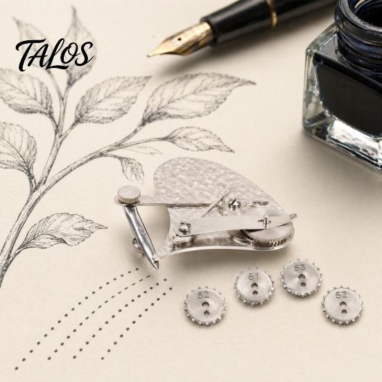 Set di Pennelli Precisione Vintage per Punti, Rotella Intercambiabile per Linee Tratteggiate, Incisore a Doppia Modalità per Disegno, Regalo per Architetto