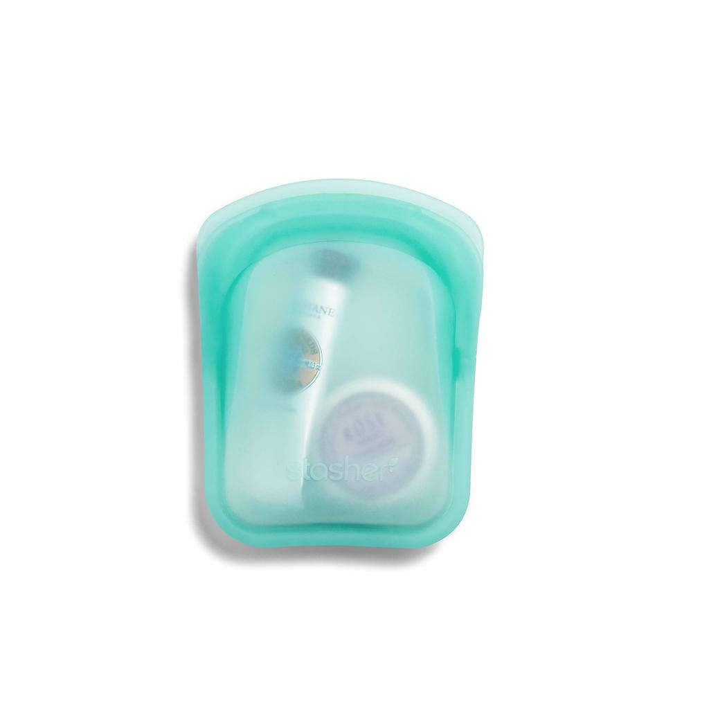Japanese Stasher Silicone Bag Pocket [Official Product] (Aqua)
