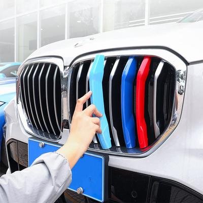Lot de 3 bandes de garniture de calandre de voiture pour X1 X2 X3 X4 X5 X6 X7 E84 F48 F49 F39 E83 F25 G01 F26 G02 E70 F15 E53 G05 E71 E72 F16 G06 G07