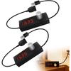 ABBP-Pack Of 2 5V 2A USB Timer Socket Cable: USB Countdown Timer Switch Cable, 24H Adjustable And Automatic Shut-Off Function