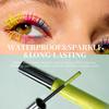 Colorful Mascara with Pearlescent Fine Shimmering, Waterproof and Non-smudge Christmas Spiral Mascara Brush