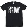 SUNDAY FUNDAY T-Shirt Wochenenden Festlichkeiten Champagner Mimosas Bloody Marys Brunch