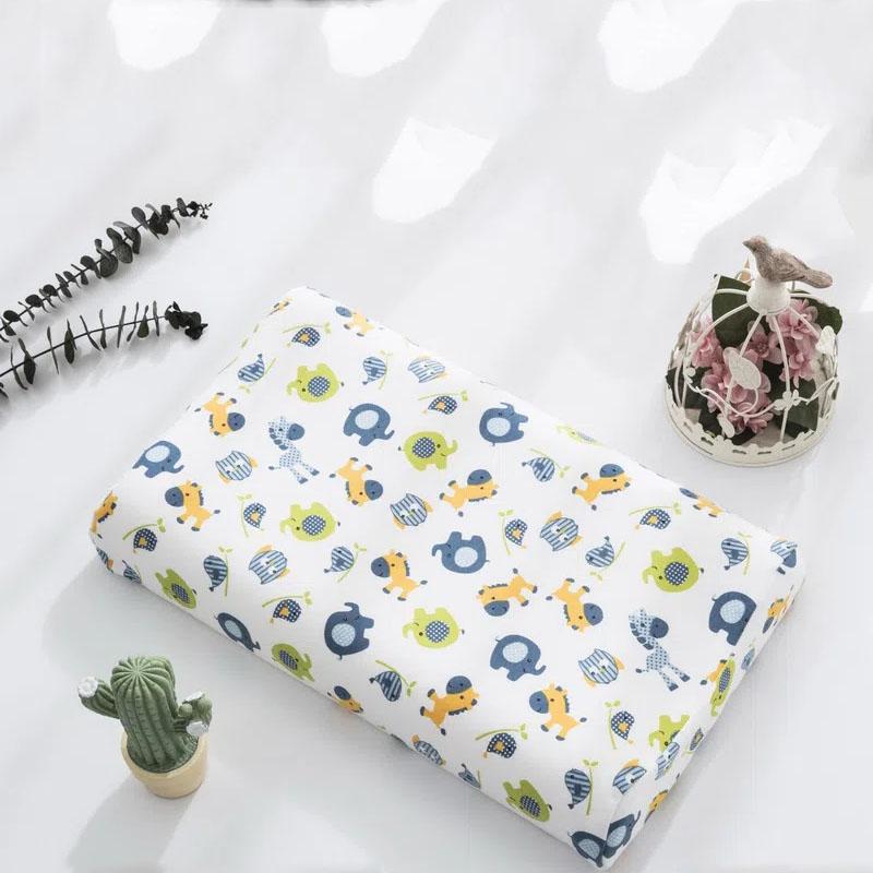 

Детская наволочка для подушки от 1 до 6 лет, специальная наволочка для латексной подушки, наволочка из чистого хлопка с рисунком «Четыре сезона»