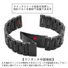SEUER 20mm Stainless Steel Watch Metal Watch Quick Release Replacement Unisex Band, Bracelet, Strap, (Black, 20mm)