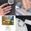 Alluring Blue Butterfly Womens Bracelet Trendy Alloy Plated Summer Jewelry