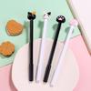 Creative Black Cat Paw Water-based Signature Pen - Cute Stationery for Students