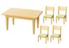 Petit Sample Our Proud Dining H220 X W145 X Made of PVC Re-Ment Series Table, Approx. D100mm,