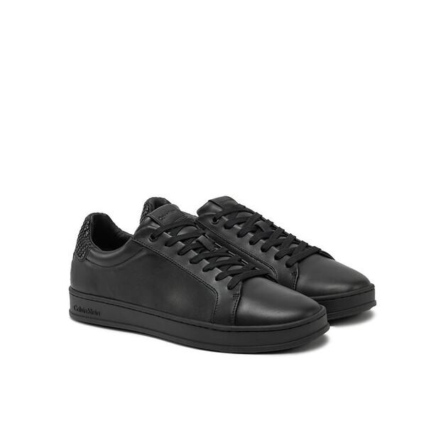 Мужские кроссовки Calvin Klein Low top lace up woven hm0hm01767 чёрные