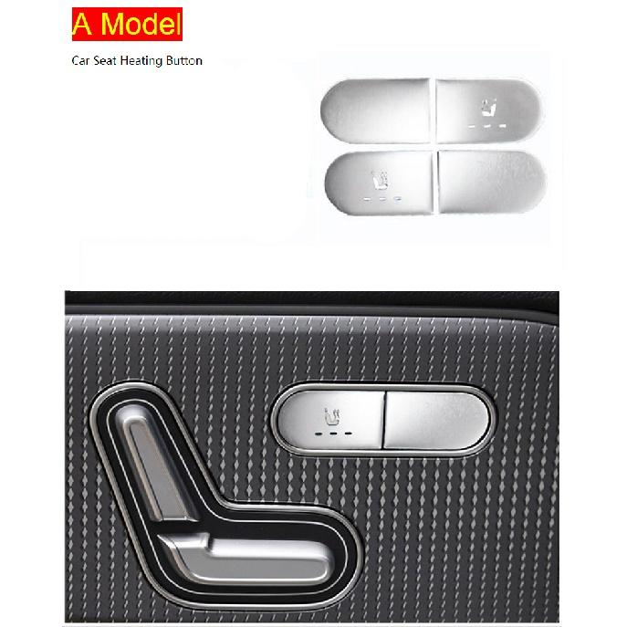 Autositzheizungsknopf-Abdeckungsaufkleber für Mercedes Benz ABCE-Klasse W177 W247 W205 W213 GLE W167 GLB X247 GLA H247 GLA