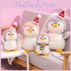 Cute Penguin Plush Toy With Hat Stuffed Animal Doll For Kids Party Penguin Companion Gift Characters)