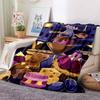 Coperta in flanella del cartone animato Ratatouille, calda e morbida per la primavera, adatta sia per uomini che per donne, bellissima coperta per il soggiorno,