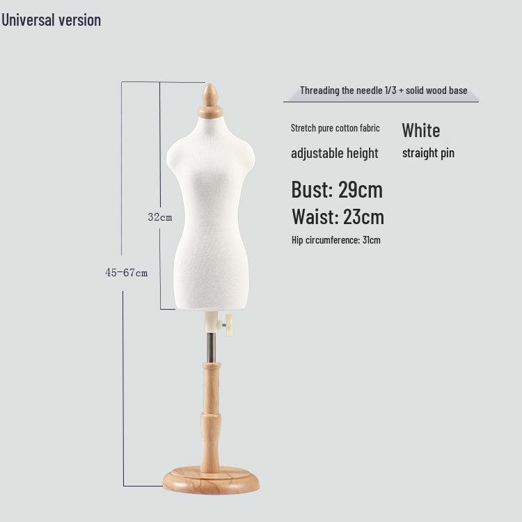 Mini Female Draping Mannequin for Student Tailoring