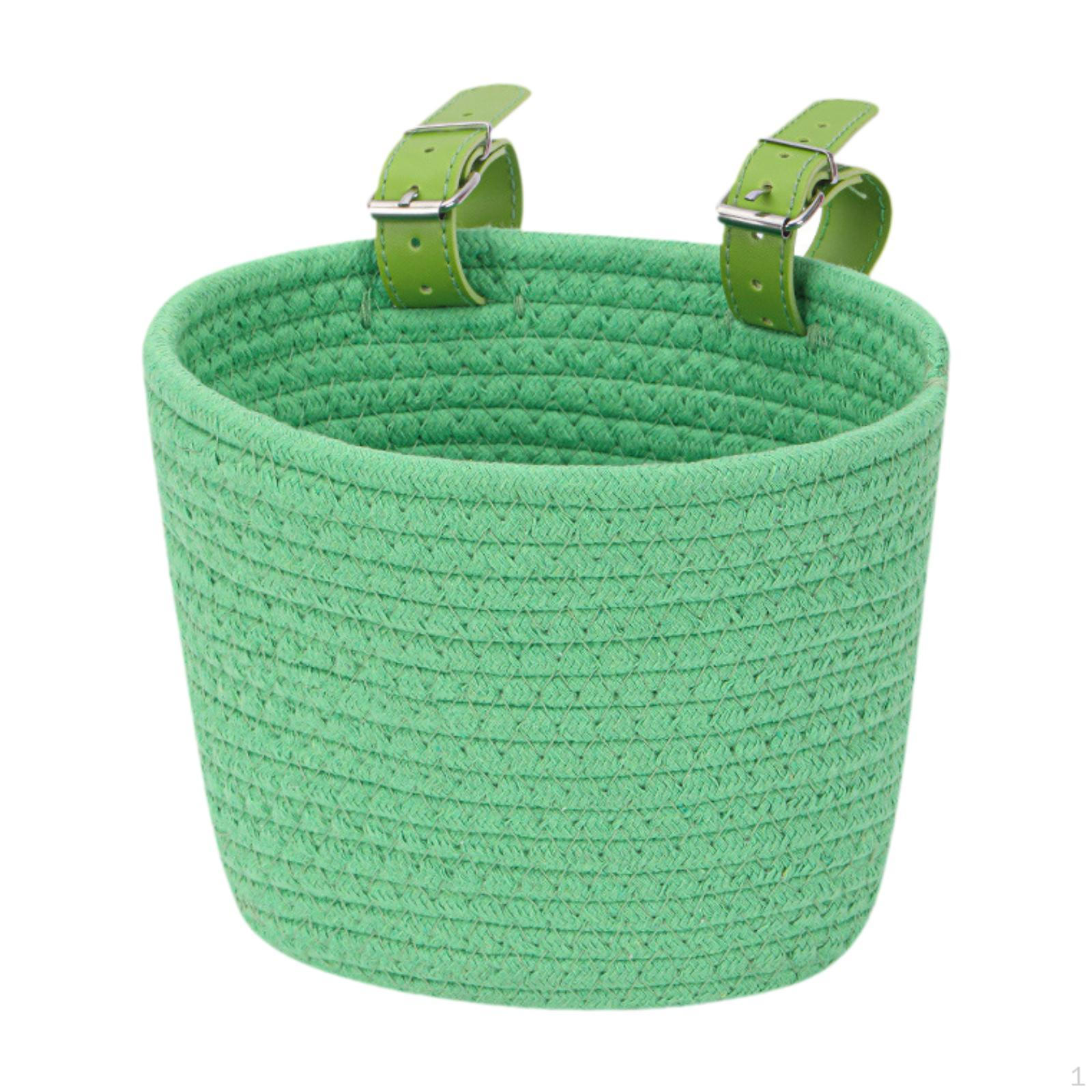 

Велосипедная корзина для детей, аксессуар для переднего крепления, велоспорт зелёный