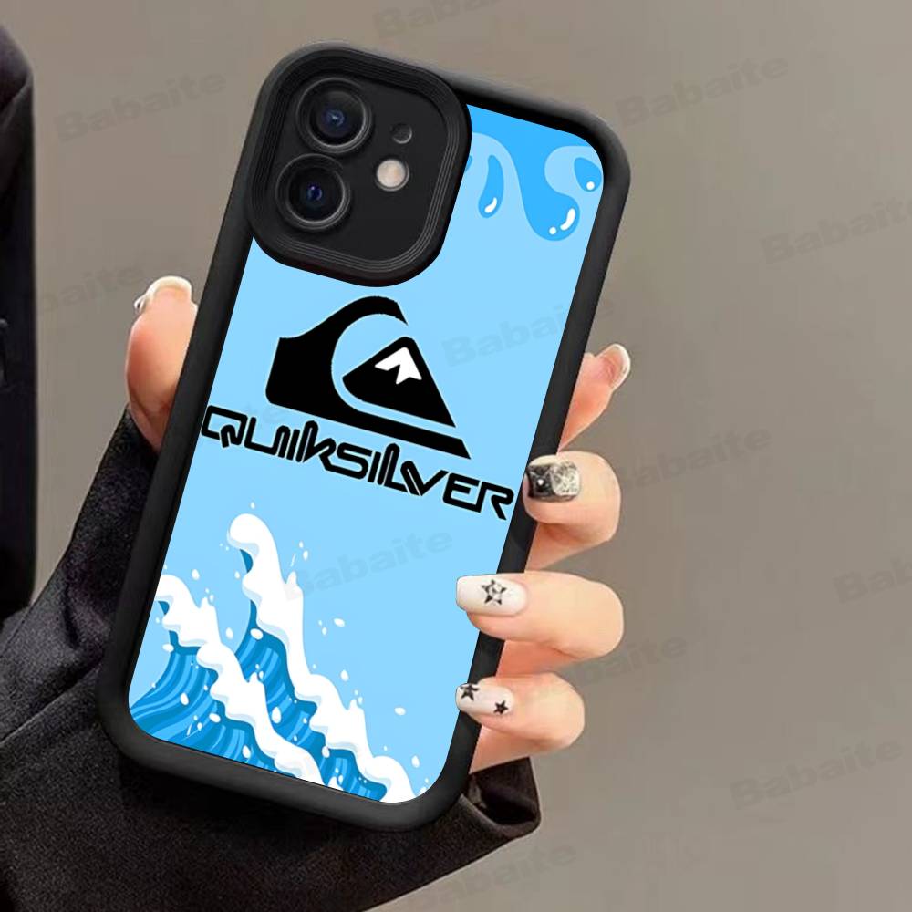 Surf Brand Q-QuiksilverS Logo Phone Case For IPhone 17 16 15 14 Plus 13 12 11 Pro Max Silicone Cover