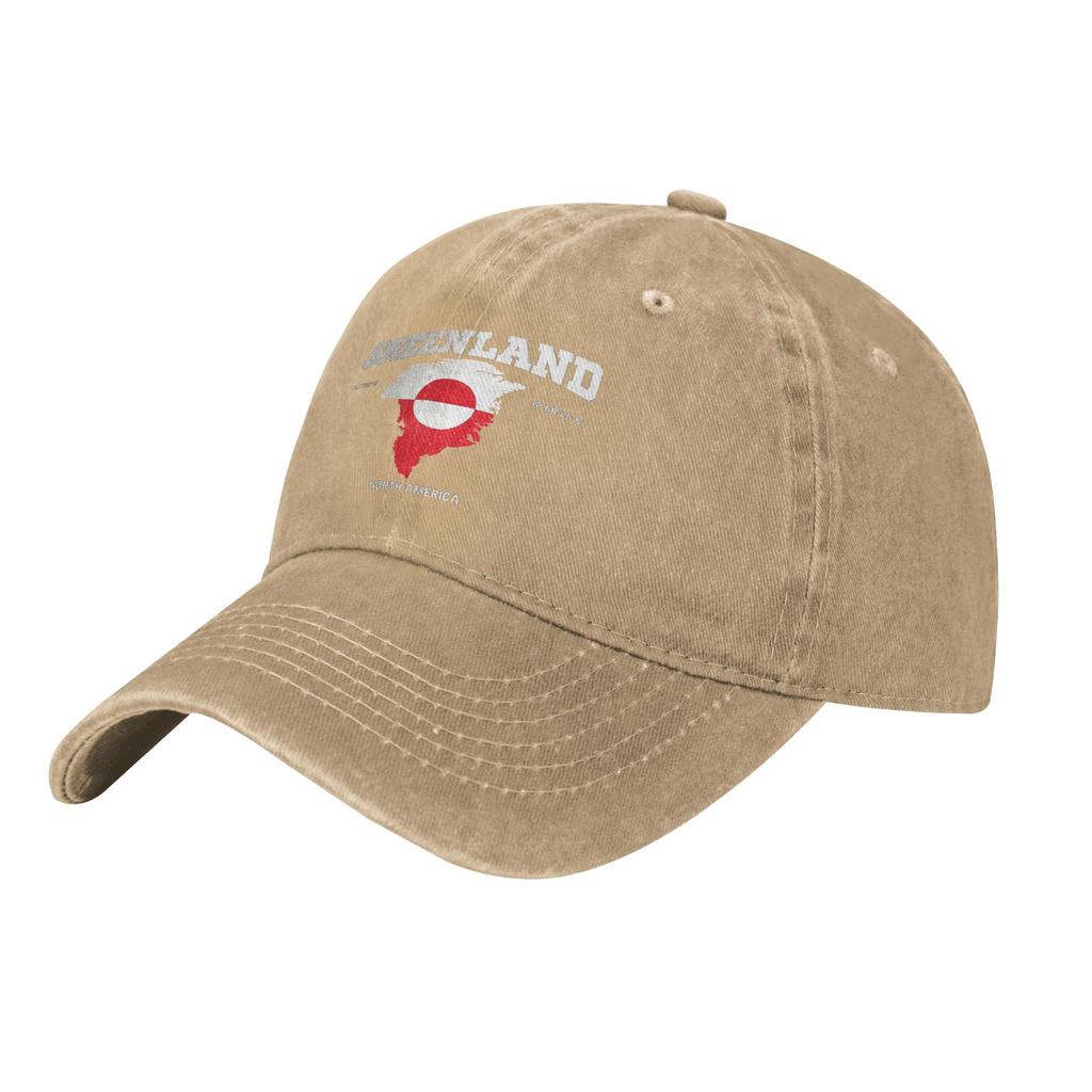 Zelenlandská vlajka a mapa Zelenlandské souřadnice Baseballové čepice Opotřebované prané čepice Vintage venkovní nastavitelný střih Snapback kšiltovka