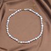 [HeyMeili] Baroque Pearl Necklace, Sterling Silver 925, Stylish, Natural Freshwater Pearl, June Birthstone, Popular, Elegant, Women's Gift, 5.5-7mm