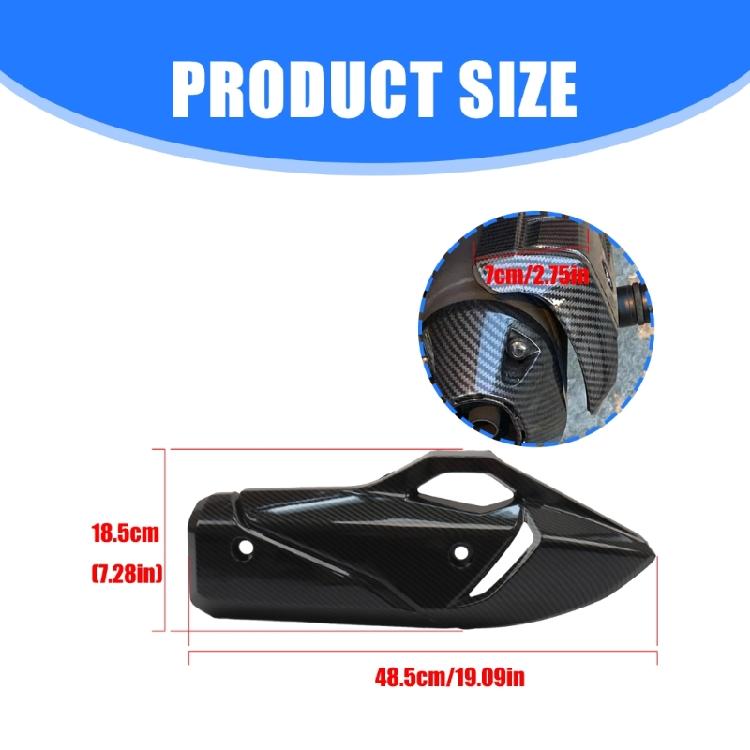 Heat Shield Guard Cover Thermal Insulation Cover for PCX160 Motorcycle Accessories Exhaust Muffler Pipe Protection Cover