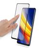 AMORUS Silk Printing HD Full Glue Full Coverage Tempered Glass Screen Protector for Xiaomi Poco X3 Pro
