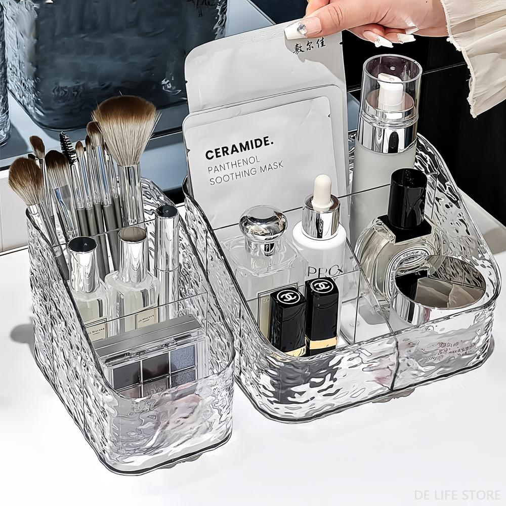 Cosmetic Storage Box For Vanity Makeup Organizer Clear Acrylic Skincare Organiser For Lipstick Cosmetic Organizer Perfume Holder