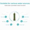 Tragbarer Outdoor-Wasserfilter Camping-Strohhalm Wasserreiniger Notfall-Überlebensausrüstung Trinkwasserreiniger Touristen-Zubehör