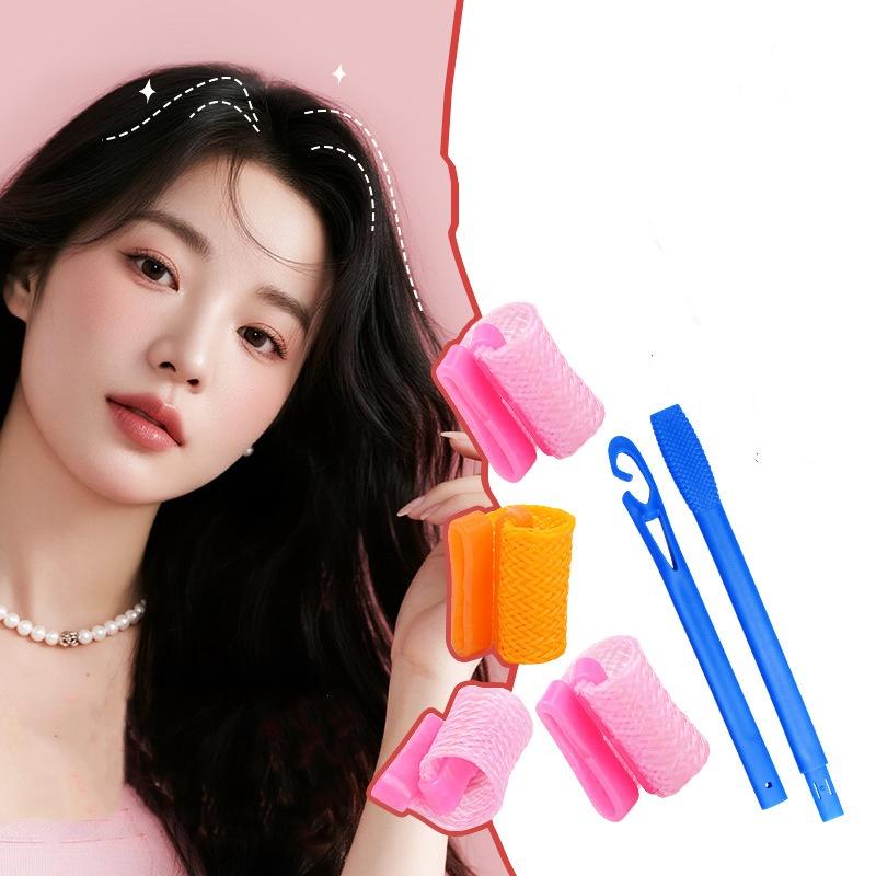 20pcs Fluffy Hair Roots Perm Roll Invisible Height Increasing Seamless QQ Hair Rollers Magic Curler DIY Non-Damage Styling Tools