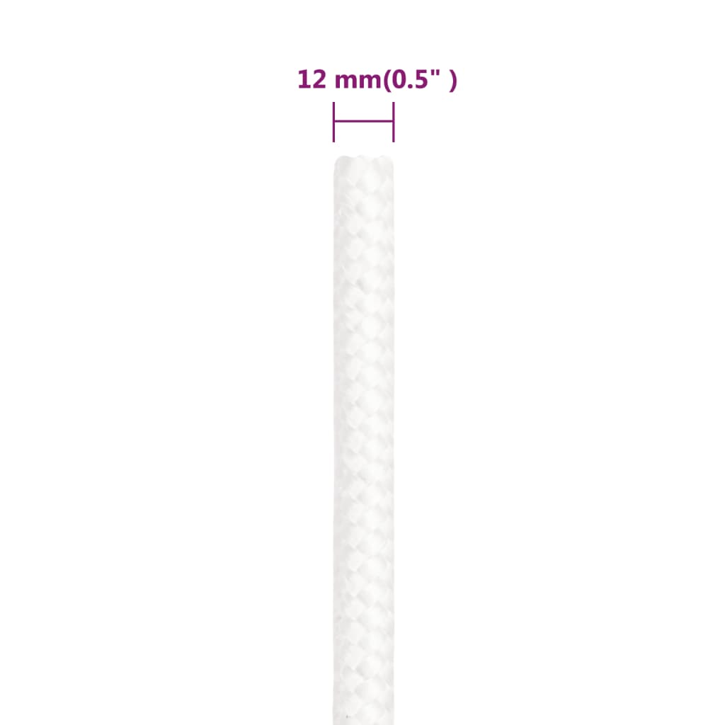 Boat Rope White 12 mm 250 m Polypropylene