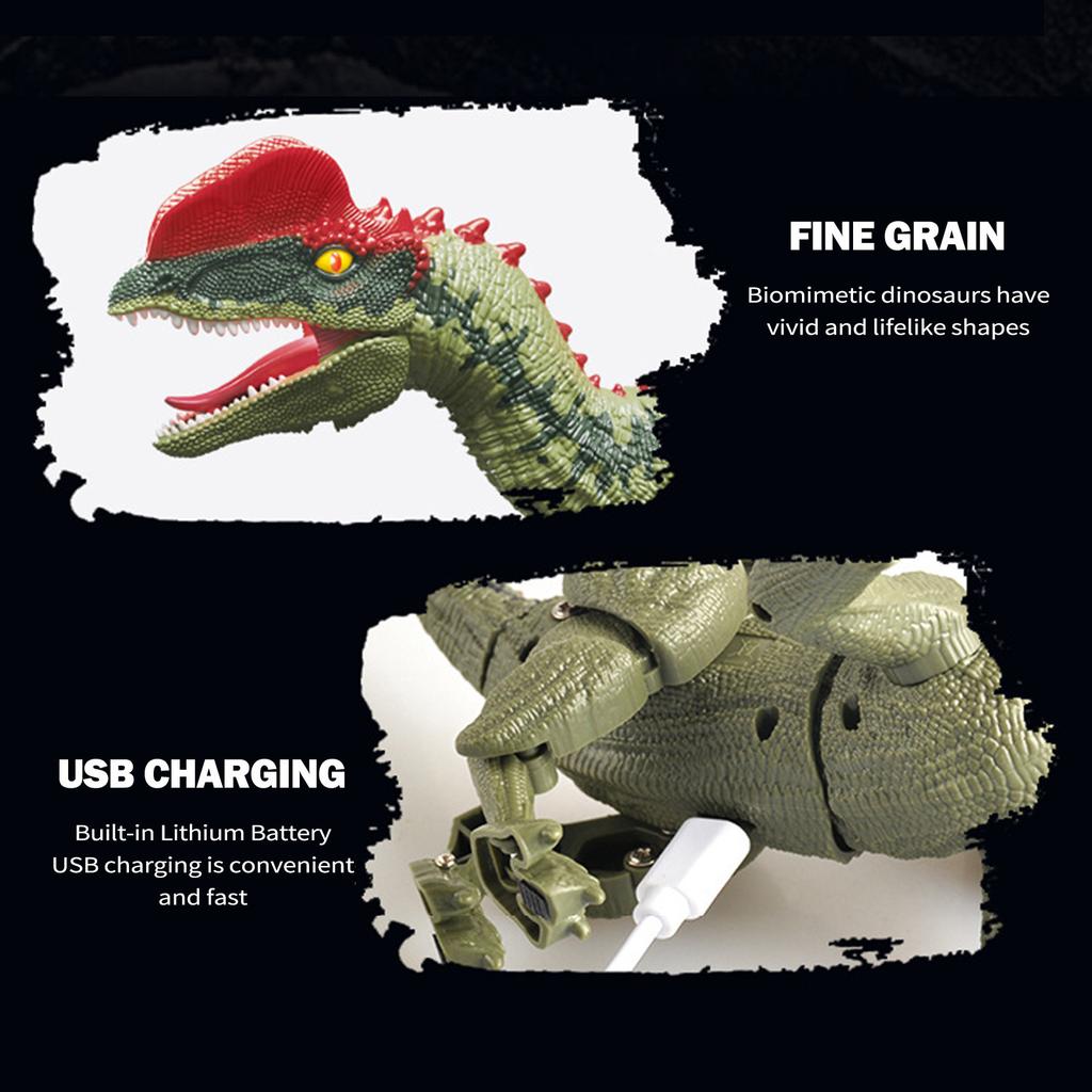 Remote Control Dinosaur Five Channel Simulation Electric Sound And Light Model