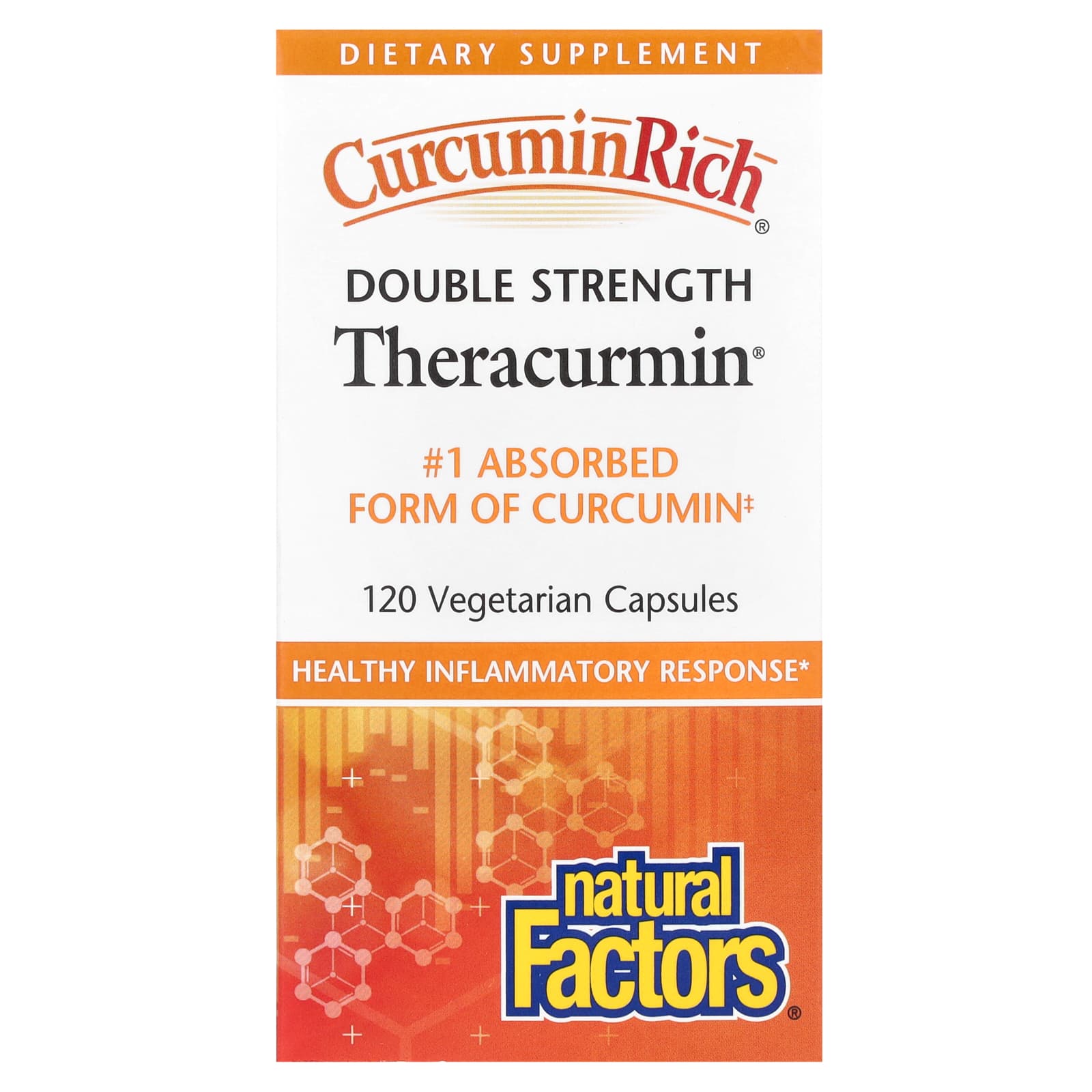 

Curcuminrich®, Double Strength Theracurmin®, 60Mg, 120 Veggie Caps