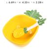 Ceramic Creative Fruit Shape  Bowl Cartoon Vegetable Tableware  Cute Bowl Serving Bowl Strawberry  with Spoon Japanese