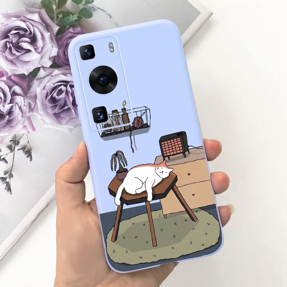 For Huawei P60 Pro Case LNA-AL00 Lovely Cartoon Cover Soft Silicone Phone Cases For Huawei P60 Art P 60 Pro P60Pro Fundas Bumper