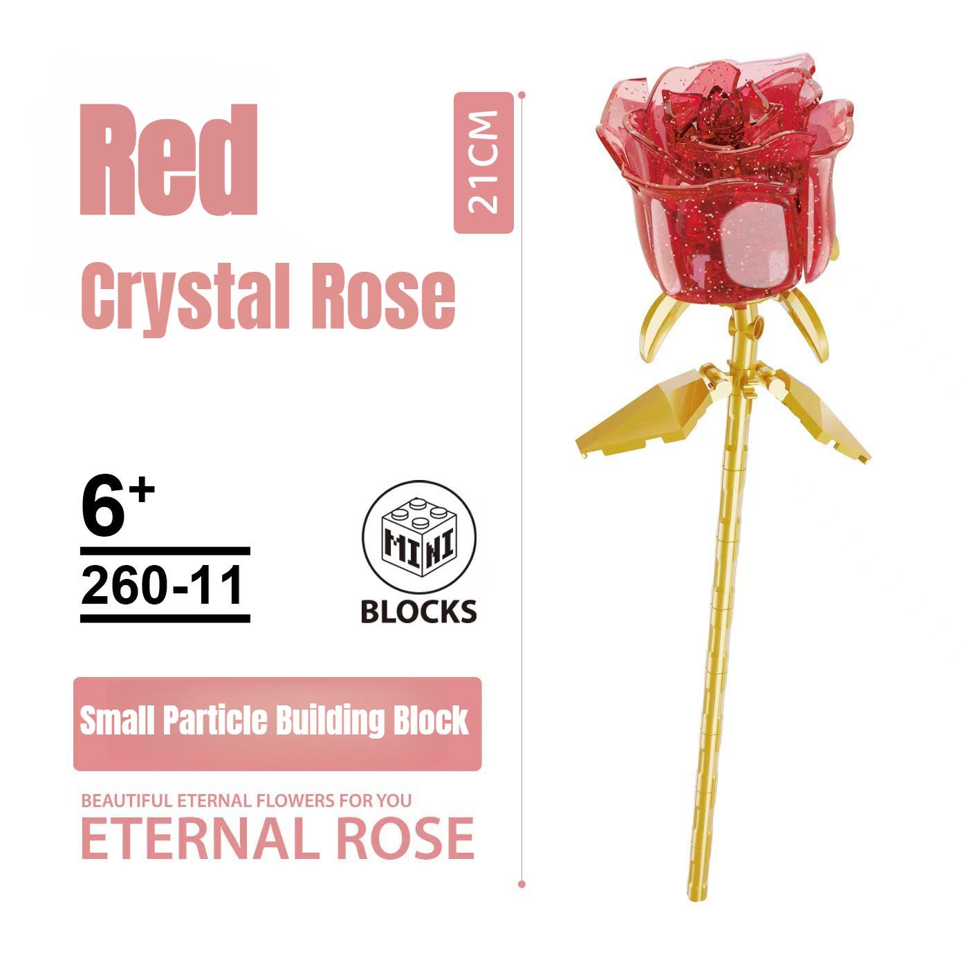

Вечный цветок Роза строительный блок игрушка совместима с LEGO сборка украшения для девочек День святого Валентина День учителя подарок 1Pcs